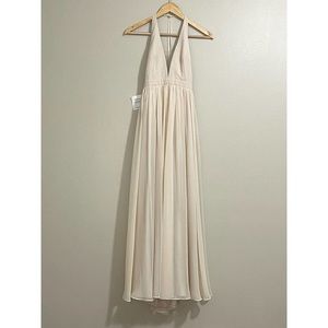 NWT Fame and Partners Champagne Dress